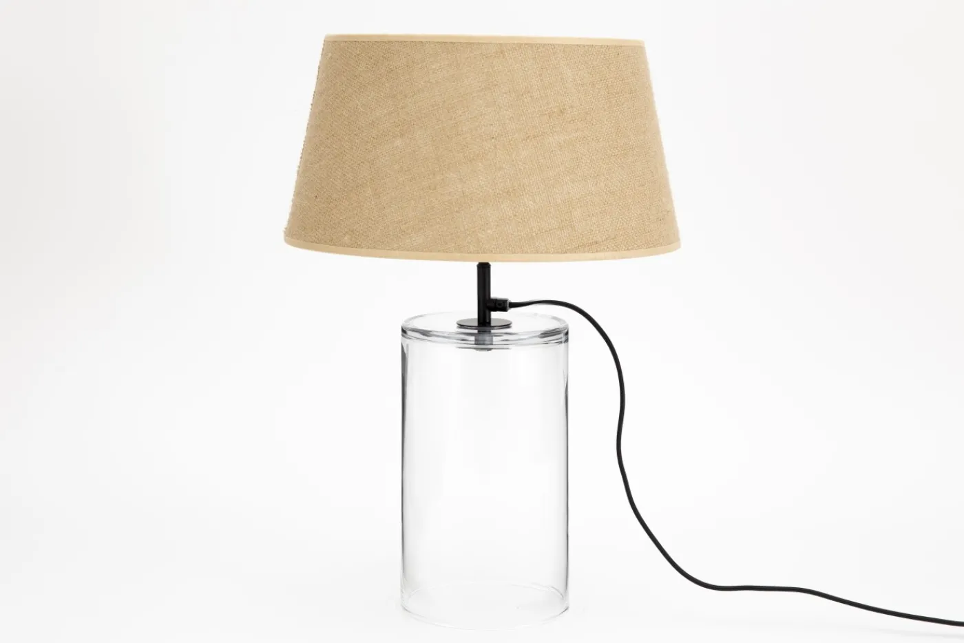 Lampes|Lampes De Table Et De Bureau<Flamant CYPRI, lampe de table, verre, , S Noir