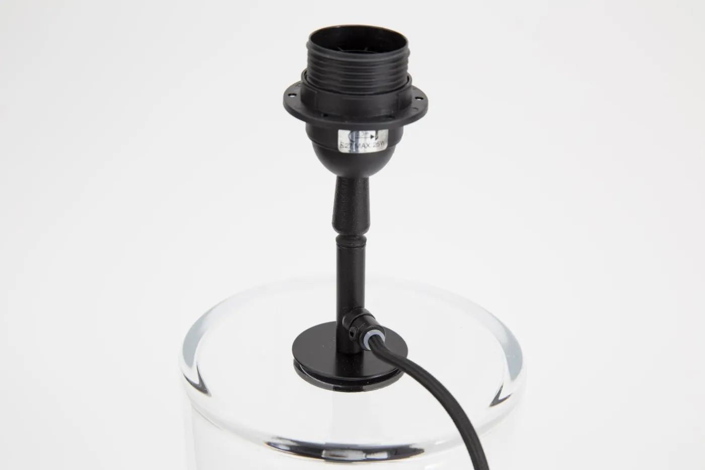 Lampes|Lampes De Table Et De Bureau<Flamant CYPRI, lampe de table, verre, , S Noir