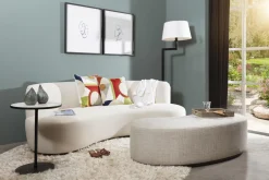 Poufs Et Bouts De Canapé|Sièges<Flamant DANIEL, pouf, beige Blanccassé