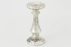 Chandeliers|Chandeliers<Flamant DANTON, bougeoir, verre mercuré, L, avec leds Argent