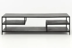 Tables De Salon|Tables De Salon<Flamant DARION, table basse, rectangulaire, métal Noir