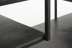Tables De Salon|Tables De Salon<Flamant DARION, table basse, rectangulaire, métal Noir