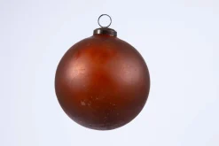 Boules De Noël|Boules De Noël<Flamant DEBBY, boule de Noël, rouille Brun