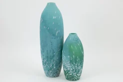 Pots Et Vases|Décoration<Flamant DEGO, vase, verre, turquoise, L Bleu