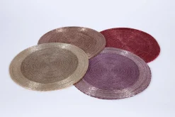 Textile|Sets De Table Et Porte-Couverts<Flamant DELVIN, set de table, perles, cuivre Brun