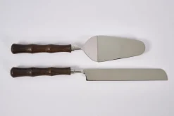 Couverts|Couverts<Flamant DILAN, jeu de gâteau, set de 2 Brun