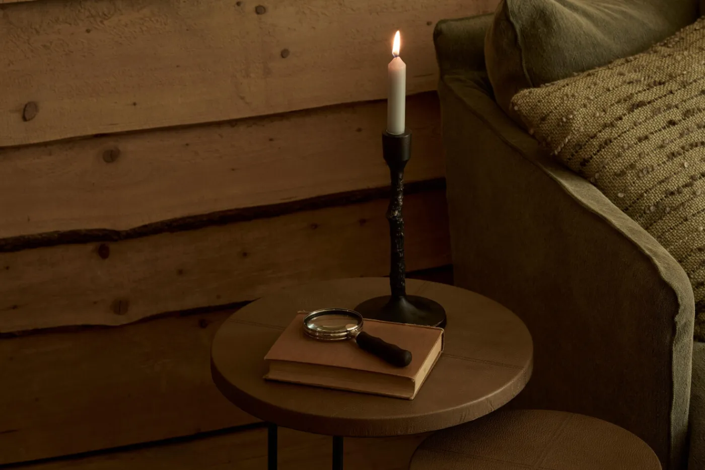 Décoration|Décoration De Bureau<Flamant DILAN, loupe, bois Brun