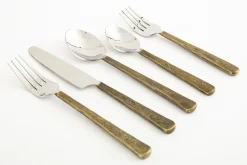 Couverts|Couverts<Flamant DINAH, couverts, set de 5 Or