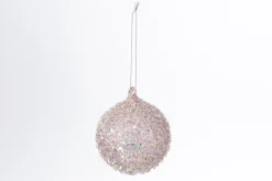 Boules De Noël|Boules De Noël<Flamant DIZZY, boule de Noël Rose