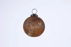 Boules De Noël|Boules De Noël<Flamant DOUCE, boule de Noël, rouille Brun
