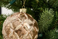 Boules De Noël|Boules De Noël<Flamant DOWEL, boule de Noël Brun