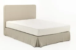 Lits|Lits<Flamant DUNCAN, lit double, avec tête de lit, couverture, 160cm