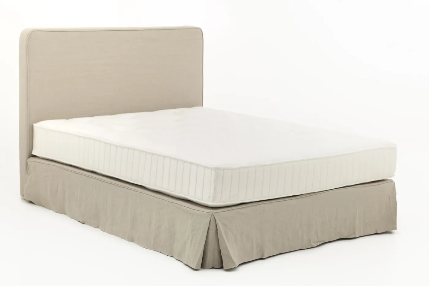 Lits|Lits<Flamant DUNCAN, lit double, avec tête de lit, couverture, 160cm
