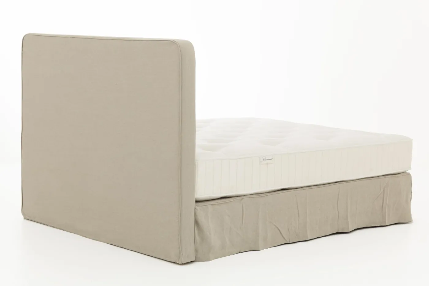 Lits|Lits<Flamant DUNCAN, lit double, avec tête de lit, couverture, 180cm