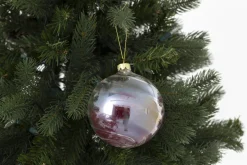 Boules De Noël|Boules De Noël<Flamant DURAS, boule de Noël Rose