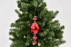 Boules De Noël|Boules De Noël<Flamant DWAYNE, pendentif Noël Rouge