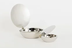 Objets Usuels|Décoration<Flamant EAMON, cendrier, L Argent