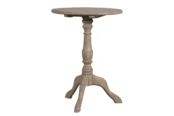 Tables D’Appoint & Consoles|Tables D’Appoint & Consoles<Flamant EDWARDS, bout de canapé, ronde, chêne altéré, 50 cm