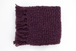 Plaids Et Couvre-Lits|Plaids Et Couvre-Lits<Flamant EINSTEIN, plaid, violet Pourpre