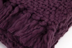 Plaids Et Couvre-Lits|Plaids Et Couvre-Lits<Flamant EINSTEIN, plaid, violet Pourpre