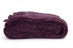 Plaids Et Couvre-Lits|Plaids Et Couvre-Lits<Flamant EINSTEIN, plaid, violet Pourpre