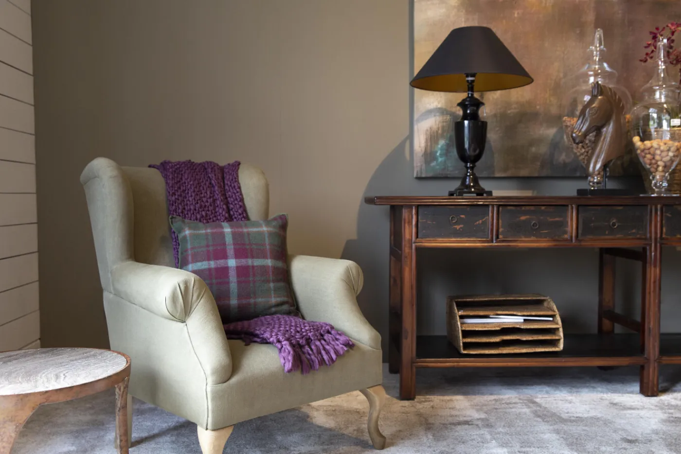 Plaids Et Couvre-Lits|Plaids Et Couvre-Lits<Flamant EINSTEIN, plaid, violet Pourpre