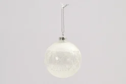 Boules De Noël|Boules De Noël<Flamant ELIAS, boule de Noël Blanc