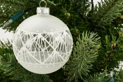 Boules De Noël|Boules De Noël<Flamant ELIAS, boule de Noël Blanc