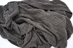 Plaids Et Couvre-Lits|Plaids Et Couvre-Lits<Flamant ELLIE, plaid, Gris