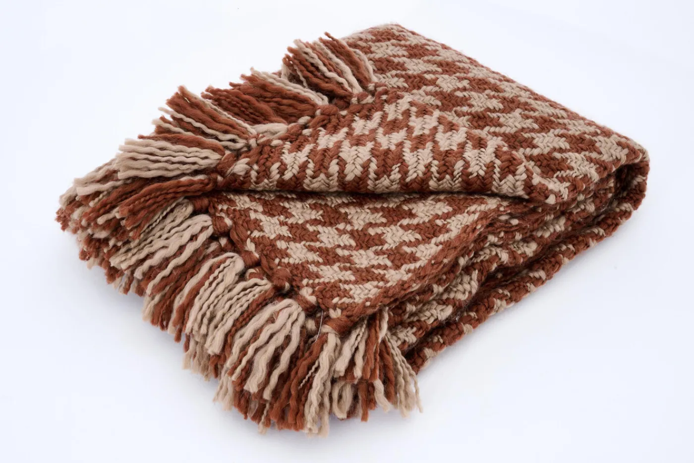 Plaids Et Couvre-Lits|Plaids Et Couvre-Lits<Flamant ELLISE, plaid, Brun