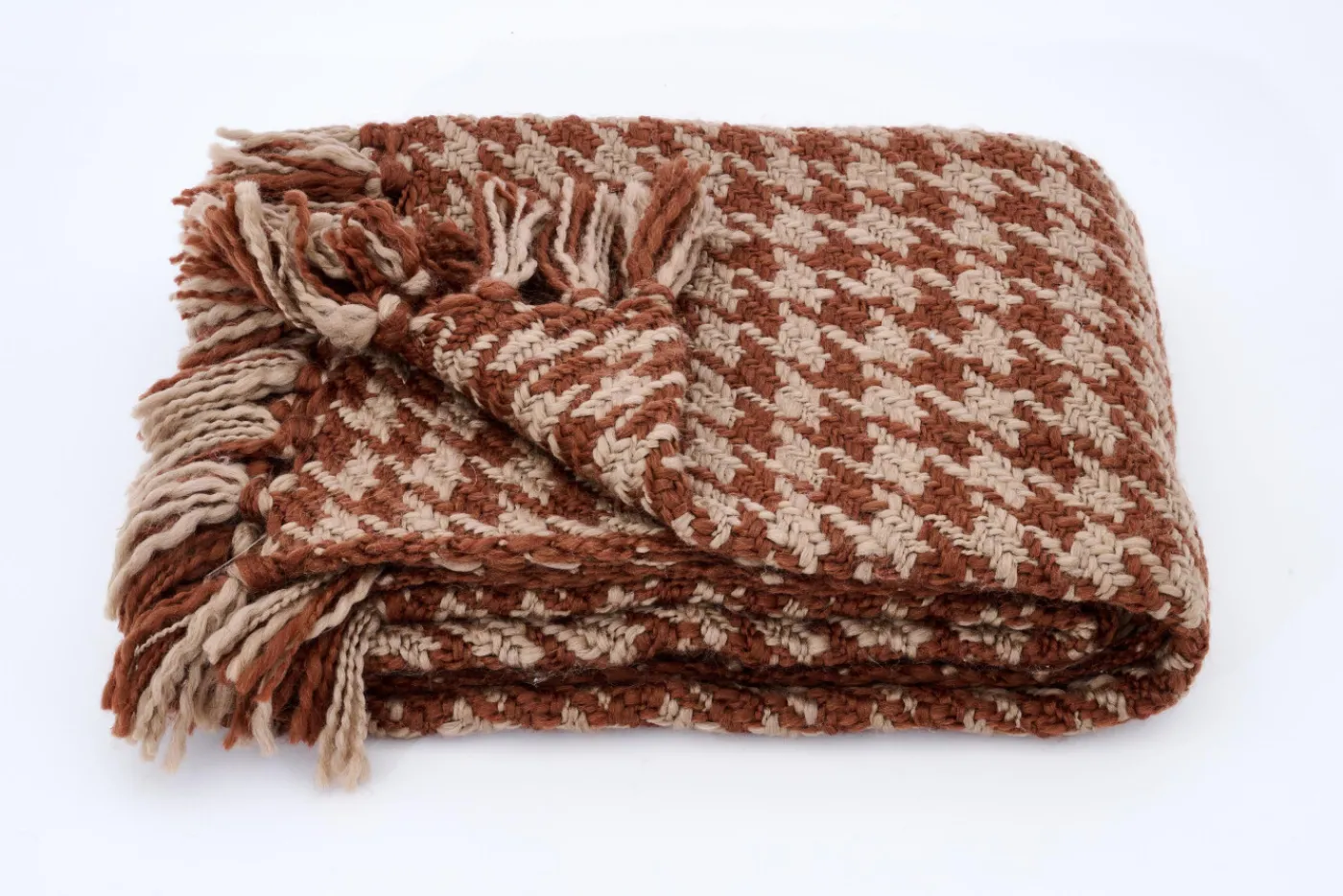 Plaids Et Couvre-Lits|Plaids Et Couvre-Lits<Flamant ELLISE, plaid, Brun