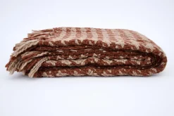 Plaids Et Couvre-Lits|Plaids Et Couvre-Lits<Flamant ELLISE, plaid, Brun