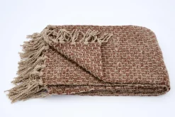 Plaids Et Couvre-Lits|Plaids Et Couvre-Lits<Flamant EMILIE, plaid, Brun