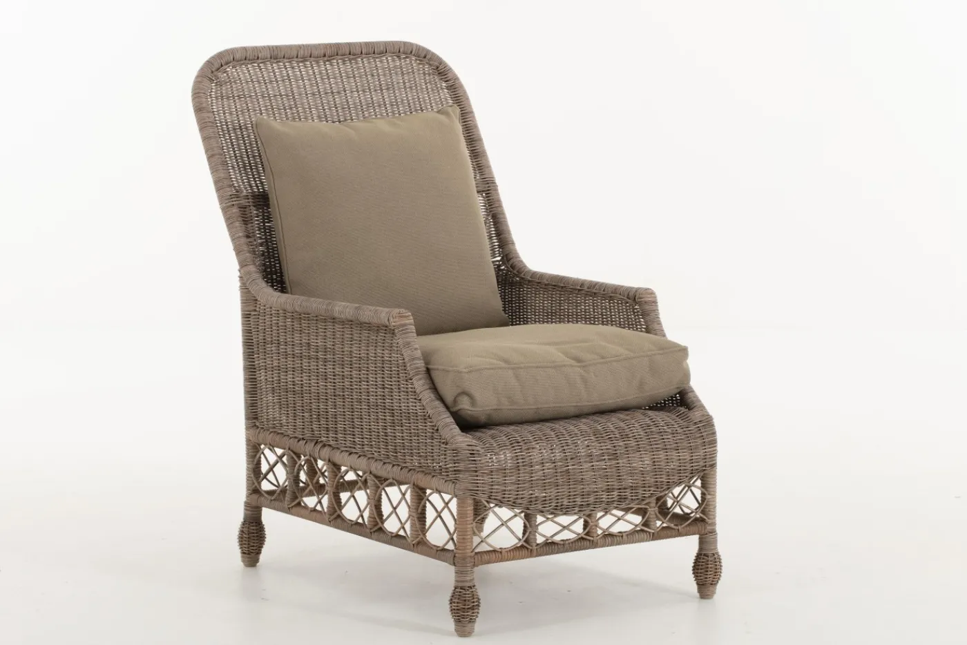 Banquettes|Fauteuils<Flamant EMPIRE, fauteuil de jardin, avec coussin