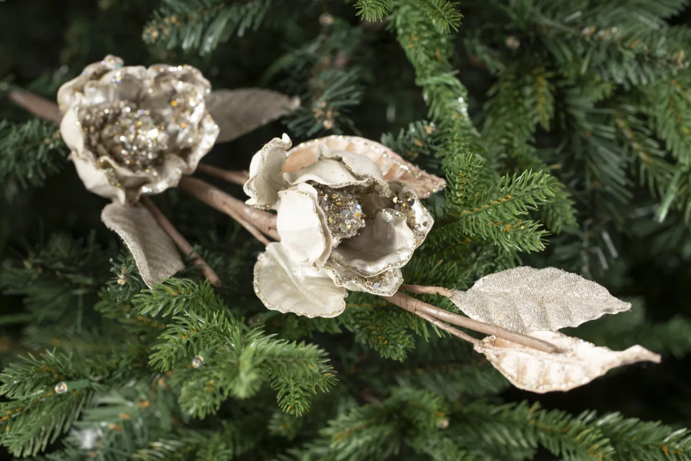 Décoration De Noël|Décoration De Noël<Flamant ENRICA, branche Argent