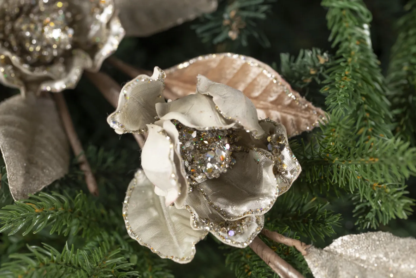 Décoration De Noël|Décoration De Noël<Flamant ENRICA, branche Argent