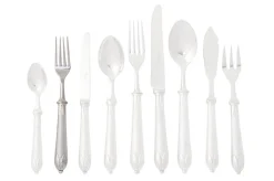 Couverts|Couverts<Flamant ETOILE, fourchette à dessert Argent