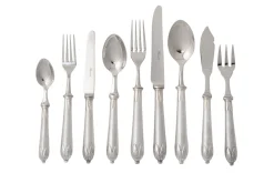 Couverts|Couverts<Flamant ETOILE, fourchette à dessert Argent