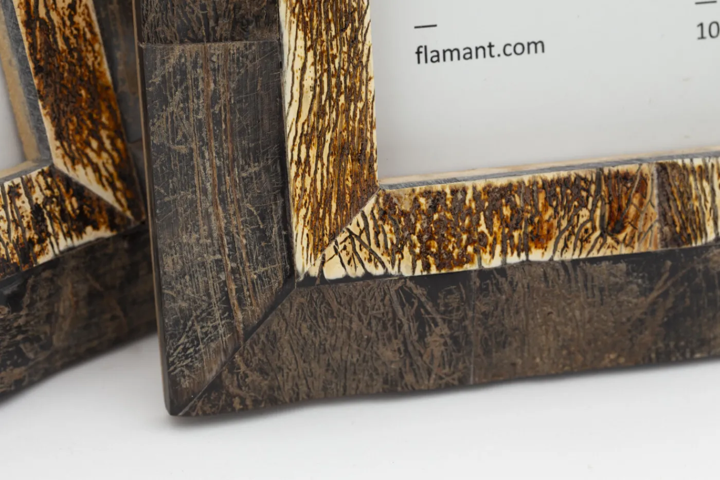 Cadres Photo|Cadres Photo<Flamant ETRO, cadre photo, corne, 13x18 Brun