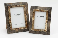 Cadres Photo|Cadres Photo<Flamant ETRO, cadre photo, corne, 10x15 Brun