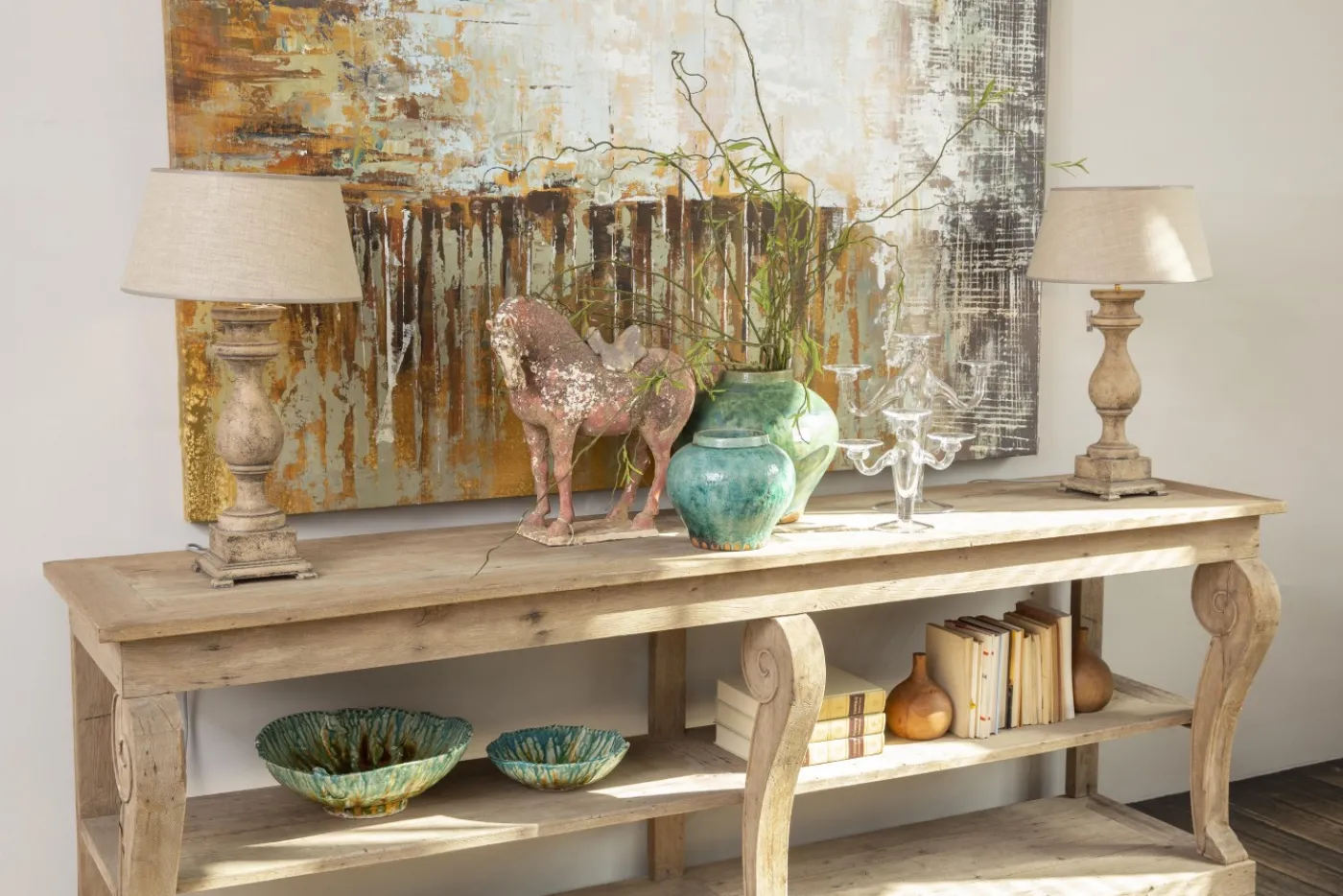 Tables D’Appoint & Consoles|Tables D’Appoint & Consoles<Flamant FARLEY, table console, 3 niveaux, bois