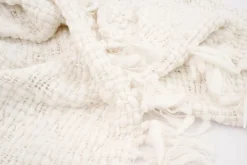 Plaids Et Couvre-Lits|Plaids Et Couvre-Lits<Flamant FENDA, plaid, écru Blanccassé