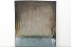 Art|Décoration<Flamant FERGUS, peinture à l'huile Mixte