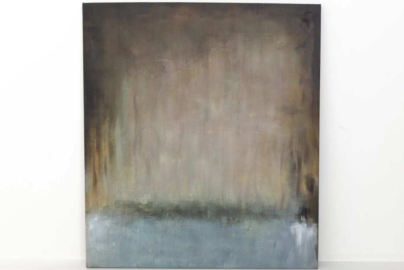 Art|Décoration<Flamant FERGUS, peinture à l'huile Mixte