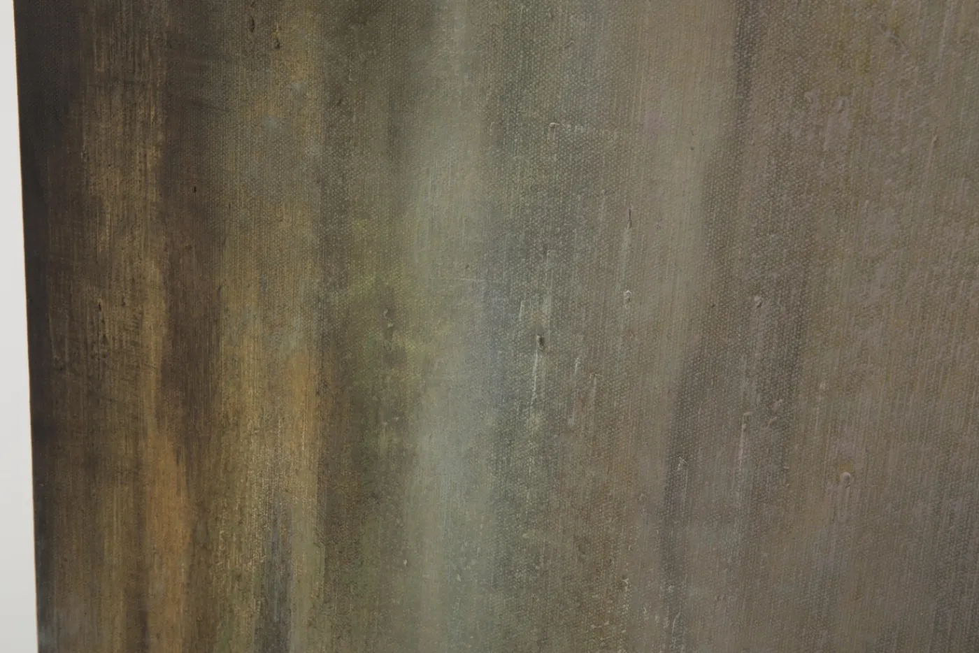 Art|Décoration<Flamant FERGUS, peinture à l'huile Mixte