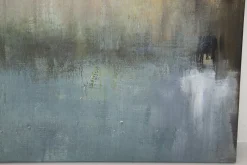 Art|Décoration<Flamant FERGUS, peinture à l'huile Mixte