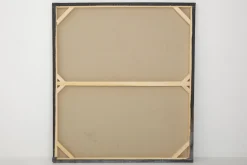 Art|Décoration<Flamant FERGUS, peinture à l'huile Mixte
