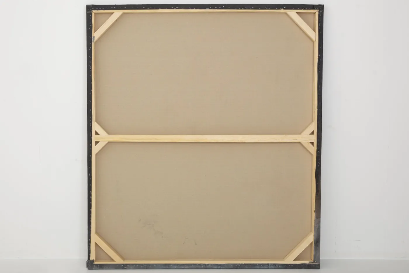 Art|Décoration<Flamant FERGUS, peinture à l'huile Mixte