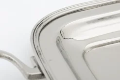 Plateaux|Accessoires<Flamant FERMONT, plateau, rectangulaire, nickel Argent