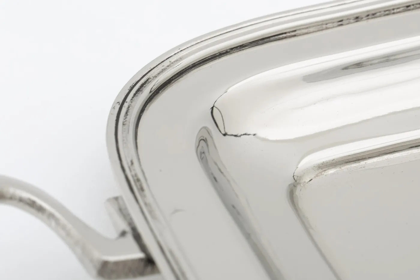 Plateaux|Accessoires<Flamant FERMONT, plateau, rectangulaire, nickel Argent